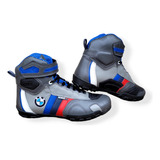 Bota Moto Ruta Bmw Facus B02 Tricolor