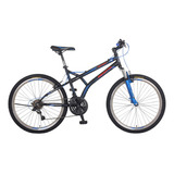 Bicicleta Benotto Montaña Fire Back R26 21v Shimano Acero Color Negro/azul Tamaño Del Cuadro Único