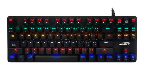 Sentey Teclado Mecanico Gs-510 Outemu Red Switch 87tkl