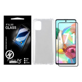 Capinha + Película Full 3d Para Samsung Galaxy A71 Tela 6.7 