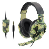 Fone Headphone Game Camuflado Xbox One Ps4 Pc/ Gamer