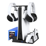 Compatible Con - Ps5 Vertical Stand With Coolin.