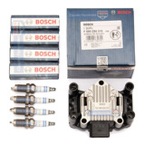 Bobina Y 4 Bujias Bosch Vw Suran Cross 1.6 8v 2009 2010 2011