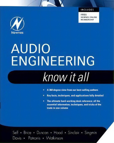 Audio Engineering: Know It All: Volume 1, De Douglas Self. Editorial Elsevier Science & Technology, Tapa Blanda En Inglés