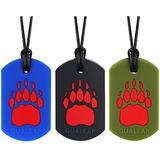 Garra De Oso Sensorial Chew Collar Para Niños (3 Pack) - Sen