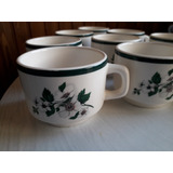 9 Tazas De Te Ceramica Oxford Brasil 7,5 Cm X 6 Cm 180 Cc