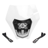 (w) Faro Universal Para Motocicleta Led Enduro- Pit