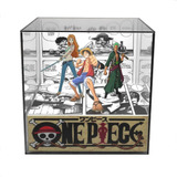 Cubo Diorama One Piece Luffy Zoro E Nami