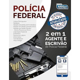 Livro Polícia Federal - 2 Em 1 - Agente E Escrivão De Policia Federal - Editora Alfacon [2018]