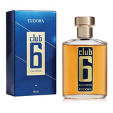 Novo Perfume Club 6 Exclusive Desodorante Colônia 95ml Lançamento Eudora Para Homem