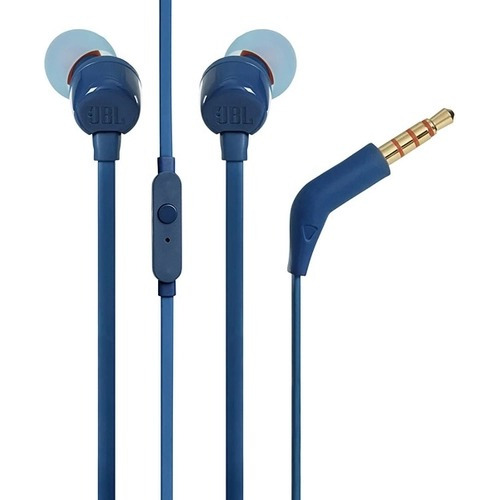 Fone De Ouvido Intra-auricular Com Fio Tune 110 Azul Jbl