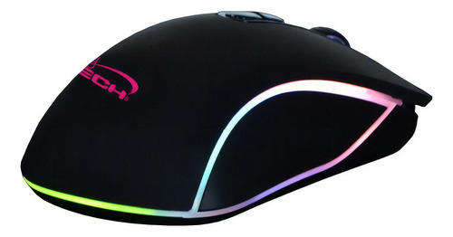 Mouse Gamer Pro 4800dpi Stratos Njoytech Rgb Programable Usb Color Negro