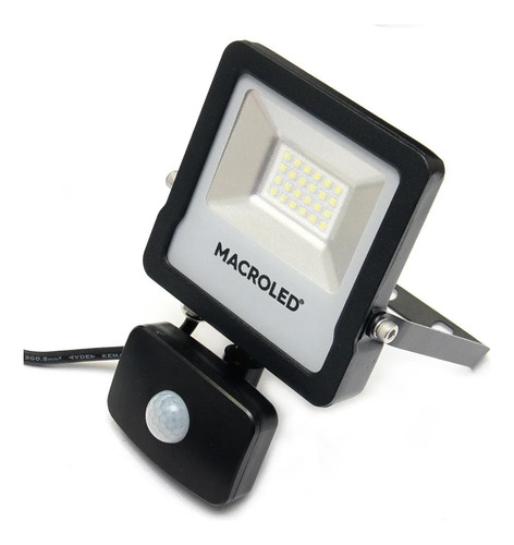 Proyector Reflector Sensor Movimiento 20w Luz Led Macroled