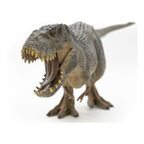 Figura De Dinosaurio Tiranosauro Rex Gris Jurassic 40 Cm