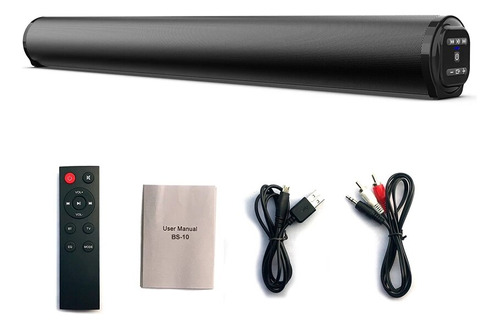 Barra De Sonido De Tv De 20w Con Cable E Inalámbrico Compati