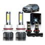 Kit Faros Led H13 4 Lados, 6000 K, Blanco, Luces Bajas