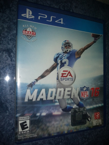 Playstation 4 Ps4 Video Juego Madden Nfl 2016 Físico Usado