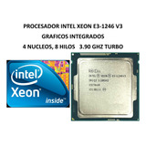 Procesador Intel Xeon E3-1246 V3 4n 8h 3.9 Turbo = I7 4790