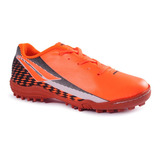 Botines Pista Penalty Chuteira Society Naranja Fluo Niño