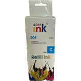  Tinta Premiun Para Epson T504 L4150 L4160 L6161 Cian 140ml