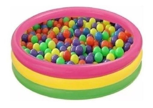 Piscina Pelotas Bebes 147cm + 100 Pelotas De Colores Env Inm