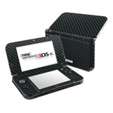 Skins De Vinilo Para New 3ds Xl Simil Fibra De Carbono