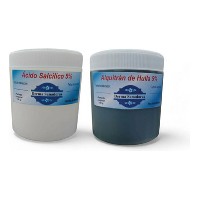 Kit Pomadas Alquitrán Hulla 5% Y Ácido Salicílico 5% 120g | Meses sin interés