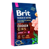 Brit Premium Cachorro S Raza Pequeña 55% Pollo 3 Kg