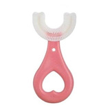 Escova De Dente Macia Infantil 360° Silicone Em Forma De U