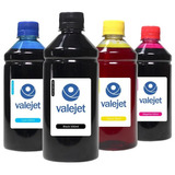 4 X 500ml Tinta Compatível Epson Ecotank Refil T664 L121