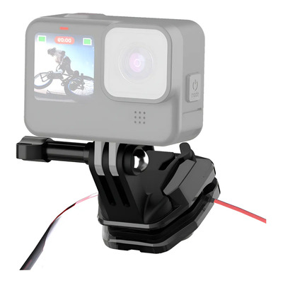 Base Parabrisas Aluminio Moto Carol Accesorios GoPro Cámaras Deportivas Negro | Meses sin interés