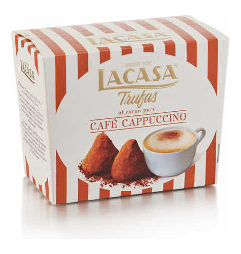 Lacasa® Trufas Al Cacao Puro Café Cappuccino