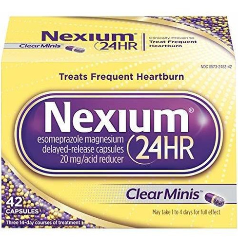 Nexium 24hr Clearminis Acid Reducer Heartburn Relief Delaye