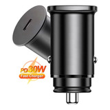 Carregador Veicular 30w Turbo Para Samsung S20 S10 S21 S22