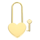 Cerradura Personalizada Gold Decor Love Lock