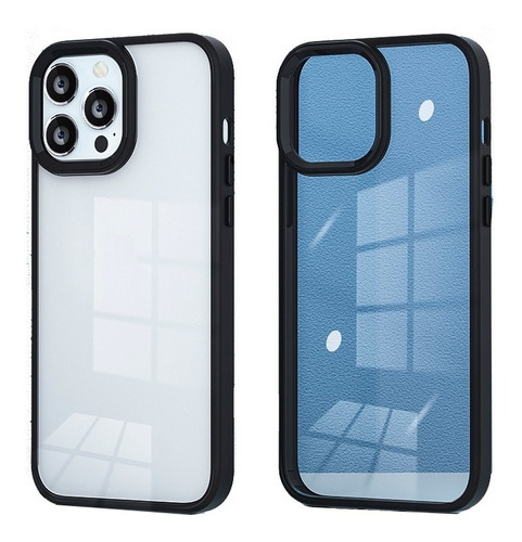 Carcasa Metálica Premium Tpu Color Para iPhone 11 13 Todos