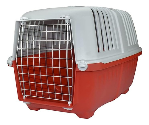 Caja Transportadora Gatos Pratiko Puerta Acero 2 Cancat