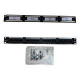 Patch Panel Cat6 24 Puertos Buena Calidad Ulink