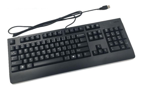 Teclado Lenovo Abnt2 Ku-1619 Preto Usb C/ Garantia + Nf