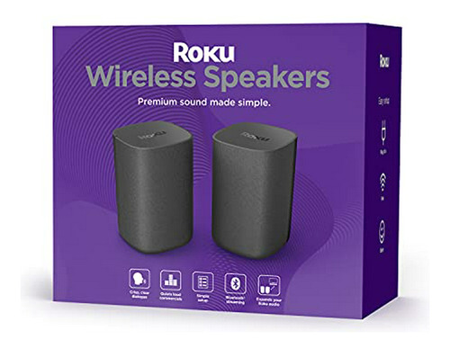 Altavoces Inalámbricos Para Roku Tv (pack De 2)