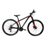 Bicicleta Mtb Venzo Skyline Evo 29 21v Freno Hidrau. Ne/rojo Color Negro/rojo Tamaño Del Cuadro 16