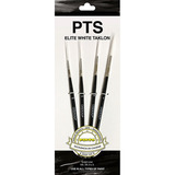 Set De Pinceles Pt-s Elite White Taklon Con 4 Piezas