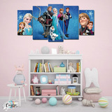 Cuadro Frozen Disney Personalizado Moderno Poliliptico Peli