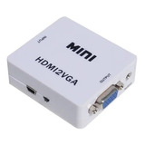 Conversor Adaptador Hdmi A Vga 1080p Full Hd + Audio