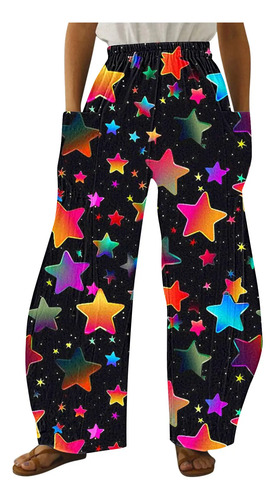 Pantalones K Para Mujer Con Estampado De Estrellas Del Unive