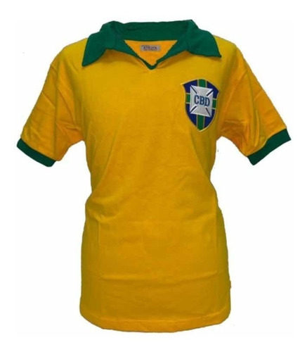 Camisa Seleção Brasileira 1966 - Retro Original Athleta