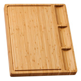 Tabla De Cortar Grande De Madera De Bambú Para Cocina, Tab.