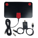 Antena Digital Hd De 1080p Compatible Con Pc, Abs, Pvc, Seña