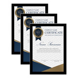 3 Marcos Para Título 30x40cm Diploma Certificado Documento