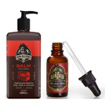 Kit 1x Balm 120ml E 1x Óleo 30ml Barba Negra Don Alcides